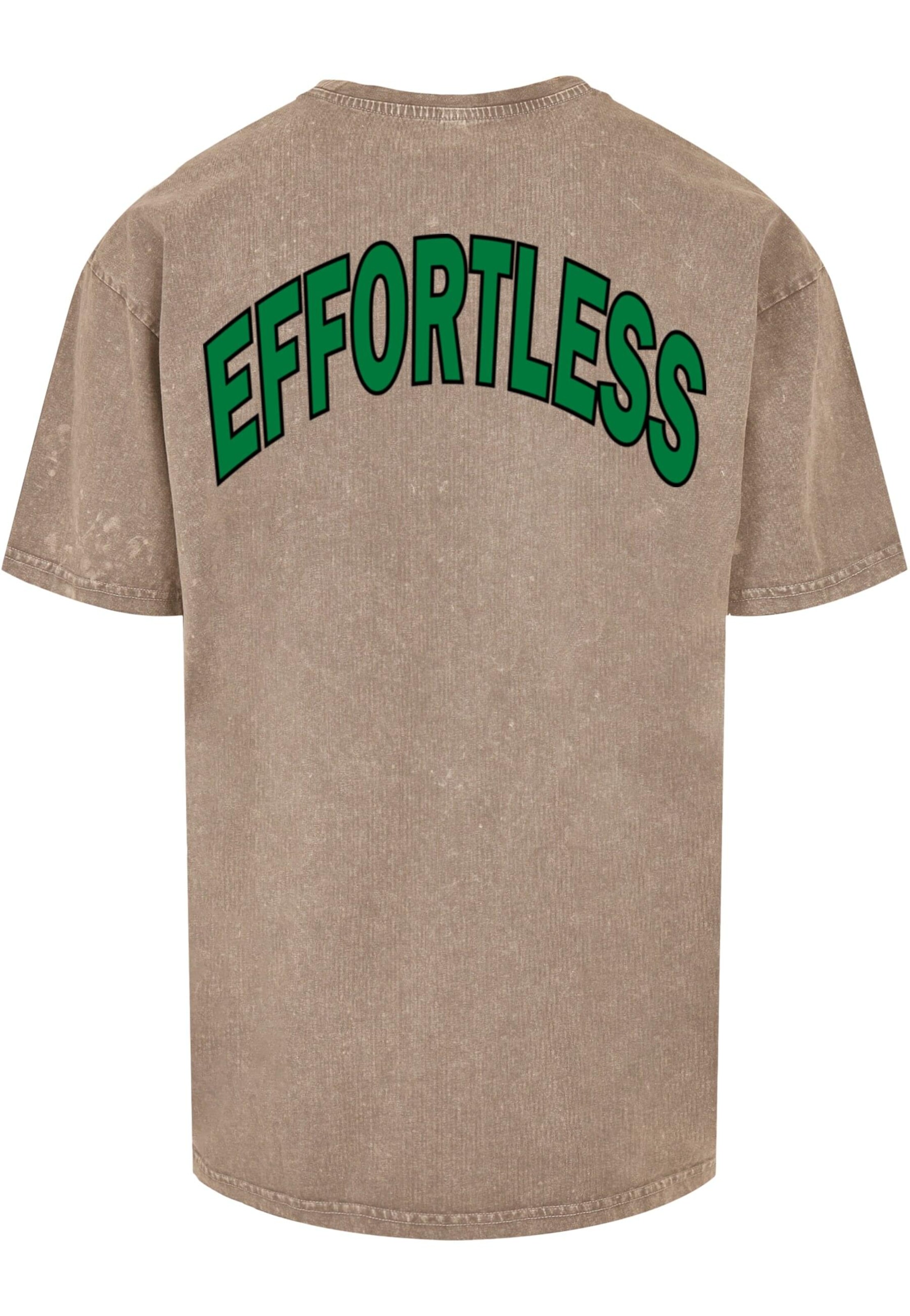 Merchcode Shirt 'Attitude' in Brown