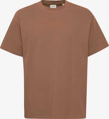 !Solid Kurzarmshirt ' SDDanton ' in Braun: Vorderseite