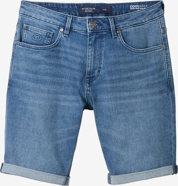 Regular Jeans 'Josh' de la TOM TAILOR pe albastru: față