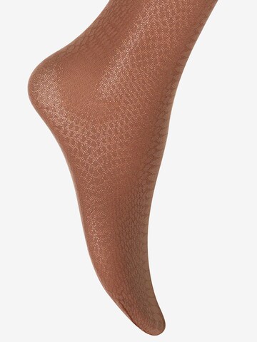 Wolford Λεπτό καλσόν σε καφέ