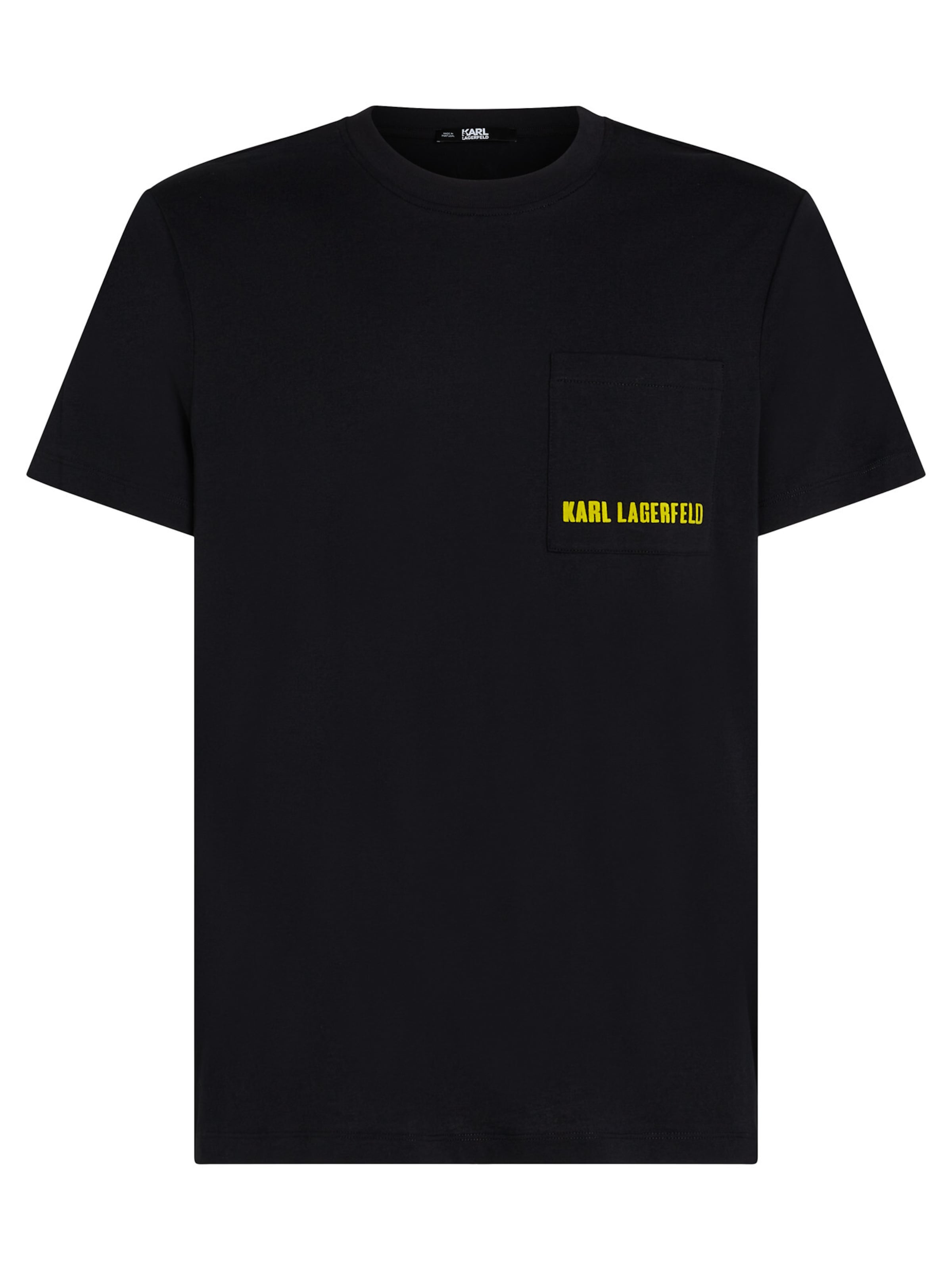 Karl Lagerfeld - Camiseta en negro: frente