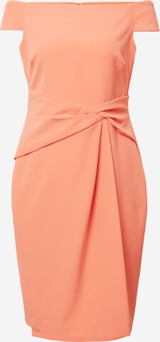 Lauren Ralph Lauren Cocktailjurk 'SARAN' in Oranje: voorkant