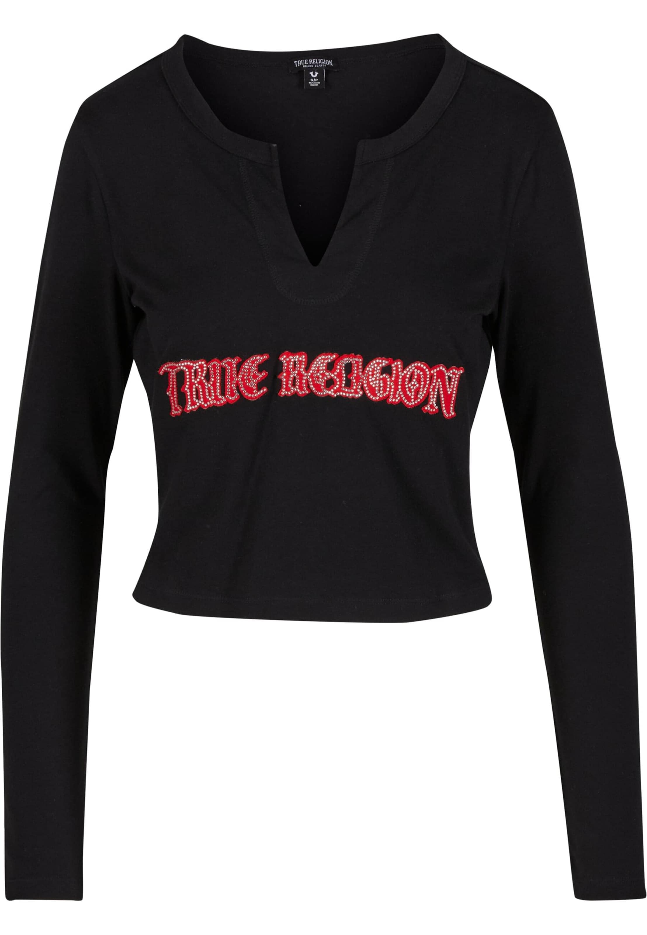 True Religion Tričko – černá: přední strana