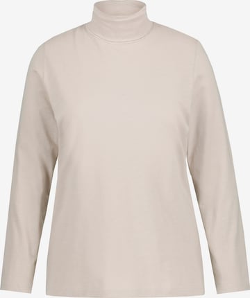 Ulla Popken T-shirt i beige: framsida