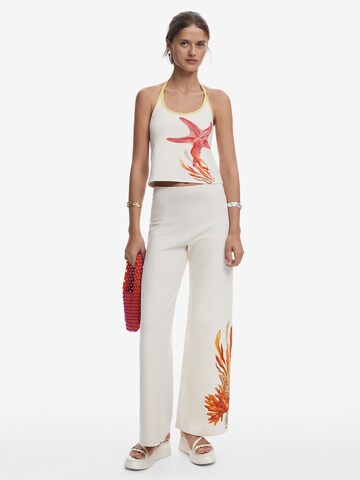 Desigual - regular Pantalón en blanco