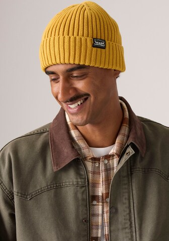 LEVI'S ® Levi's® Strickmütze in Gelb: Vorderseite