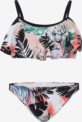 La V Bikini 'Bikini met volant top' in Oranje: voorkant