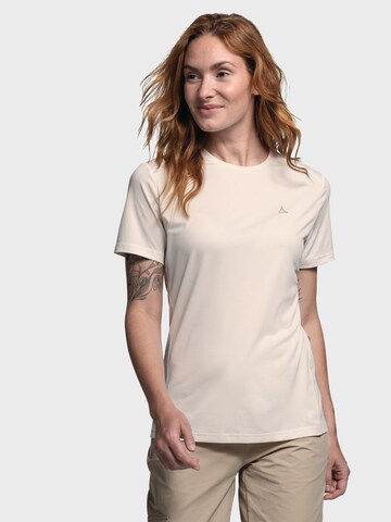 T-shirt fonctionnel 'Tauron' Schöffel en blanc : devant