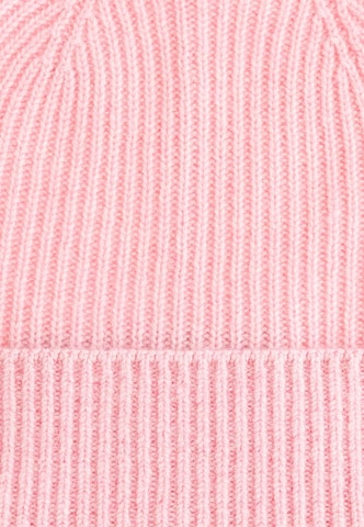 Zwillingsherz Muts in Roze: voorkant