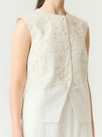 Gilet da completo 'YASTama' di YAS in beige