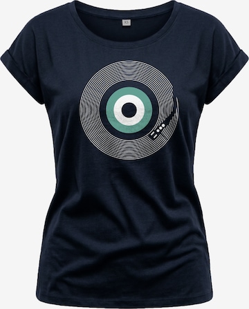 MAKAYA Shirt 'Final Track' in Blau: Vorderseite