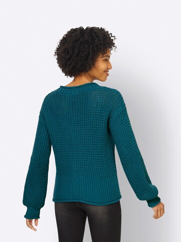 heine Knit Cardigan in Blue