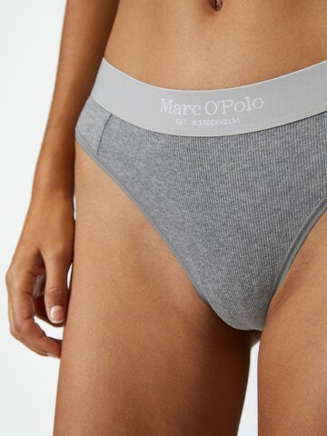 Marc O'Polo - Braga 'Iconic Rib' en gris: frente