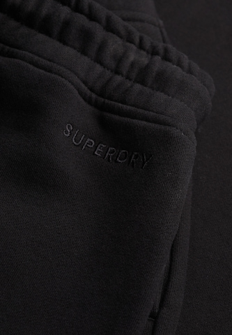 Effilé Pantalon Superdry en noir