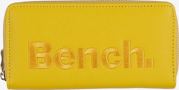 Portamonete di BENCH in giallo: frontale