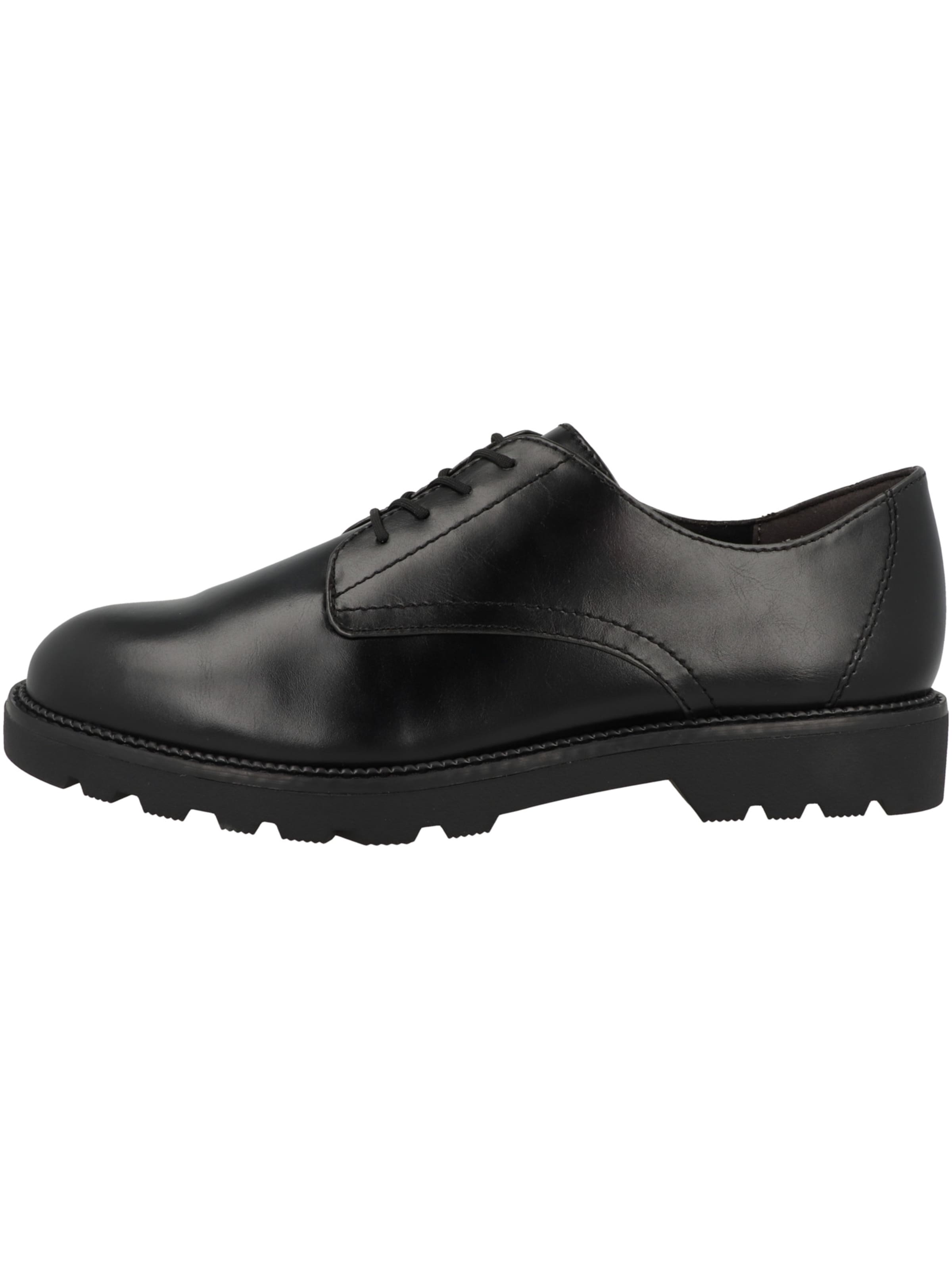 Scarpa stringata di Tamaris in nero