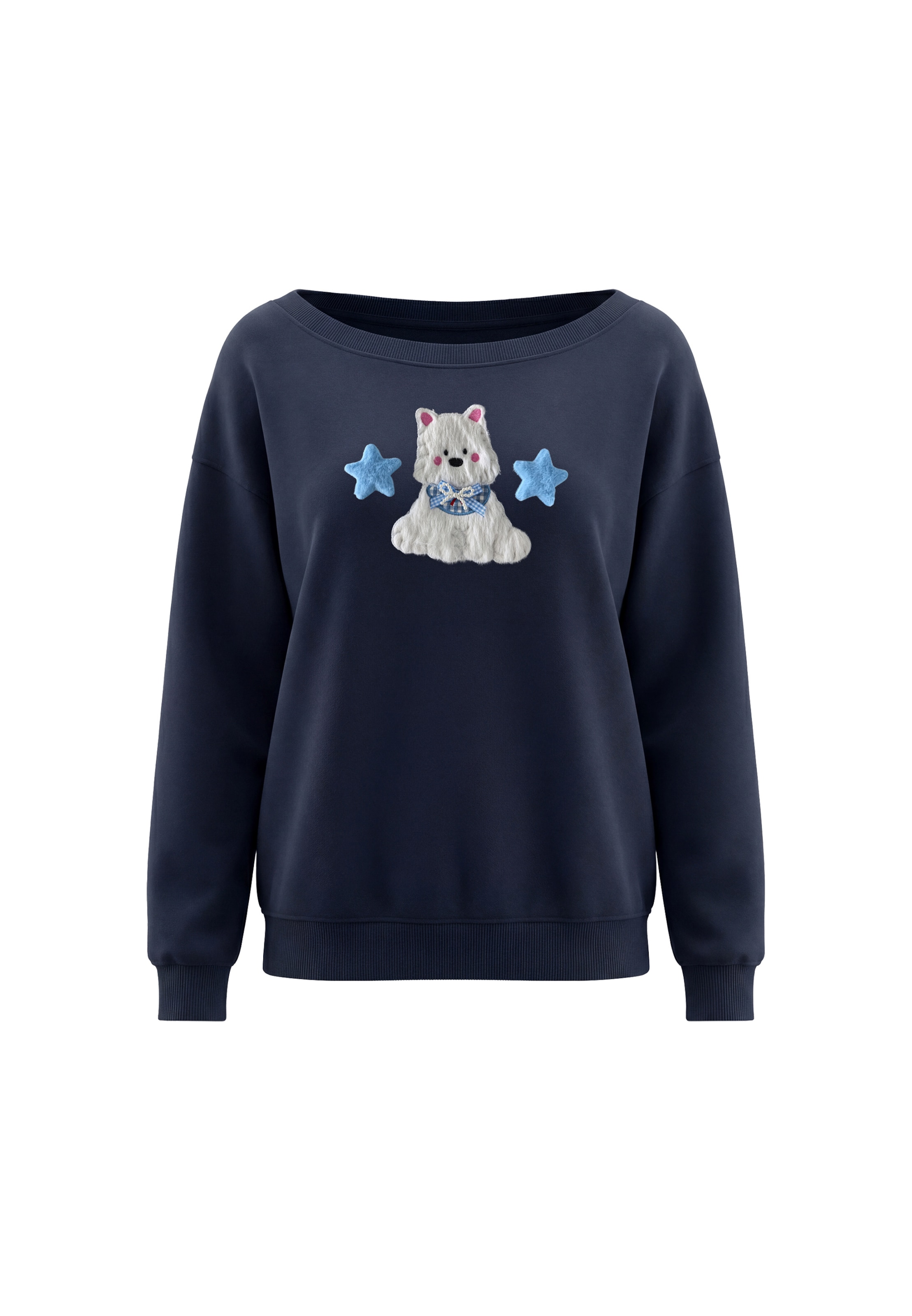 Sweat-shirt MYMO en bleu : devant