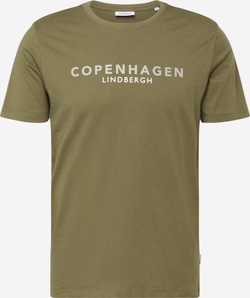 Lindbergh T-shirt i grön: framsida