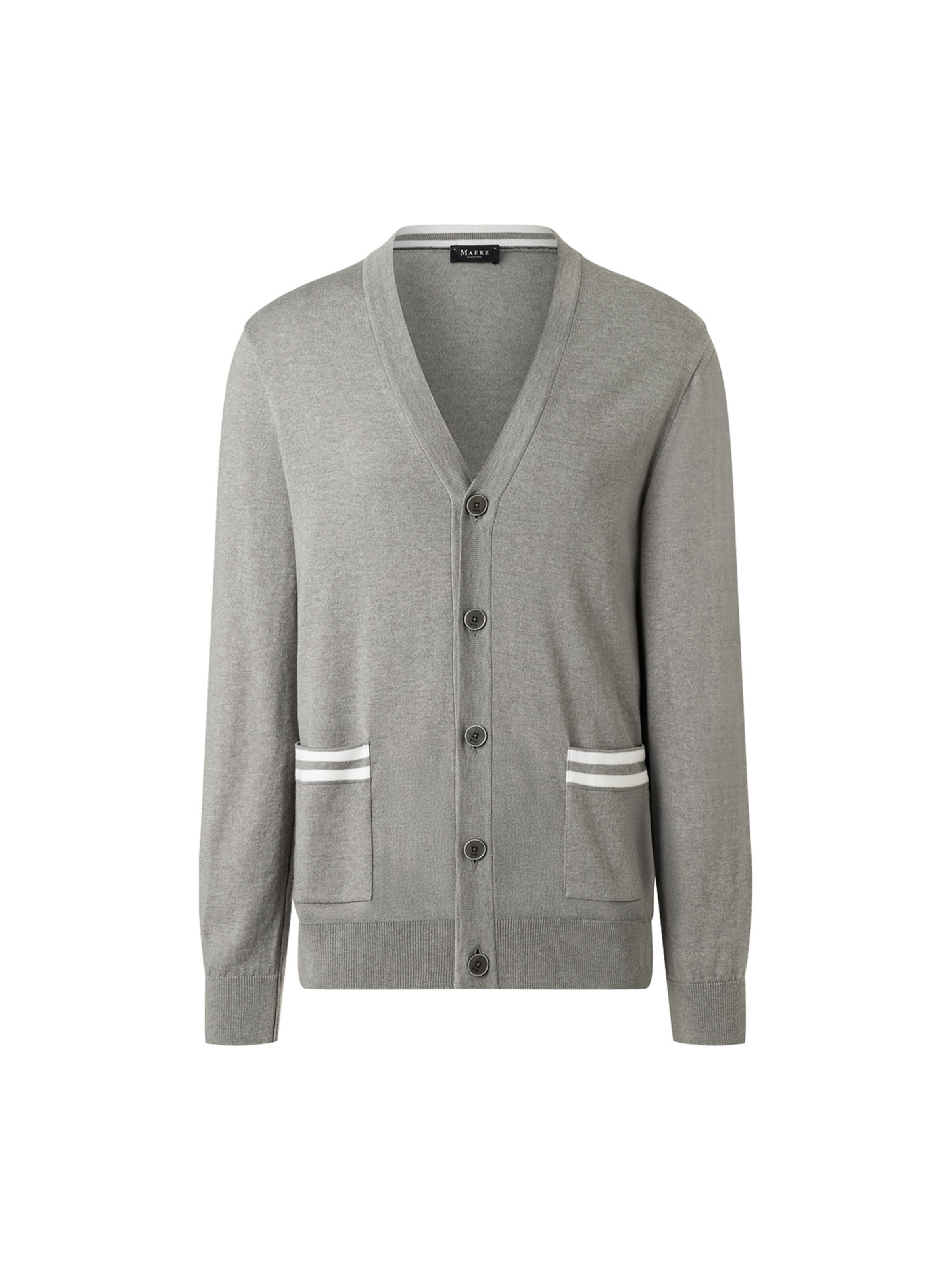 MAERZ Muenchen Strickjacke in Grau: Vorderseite