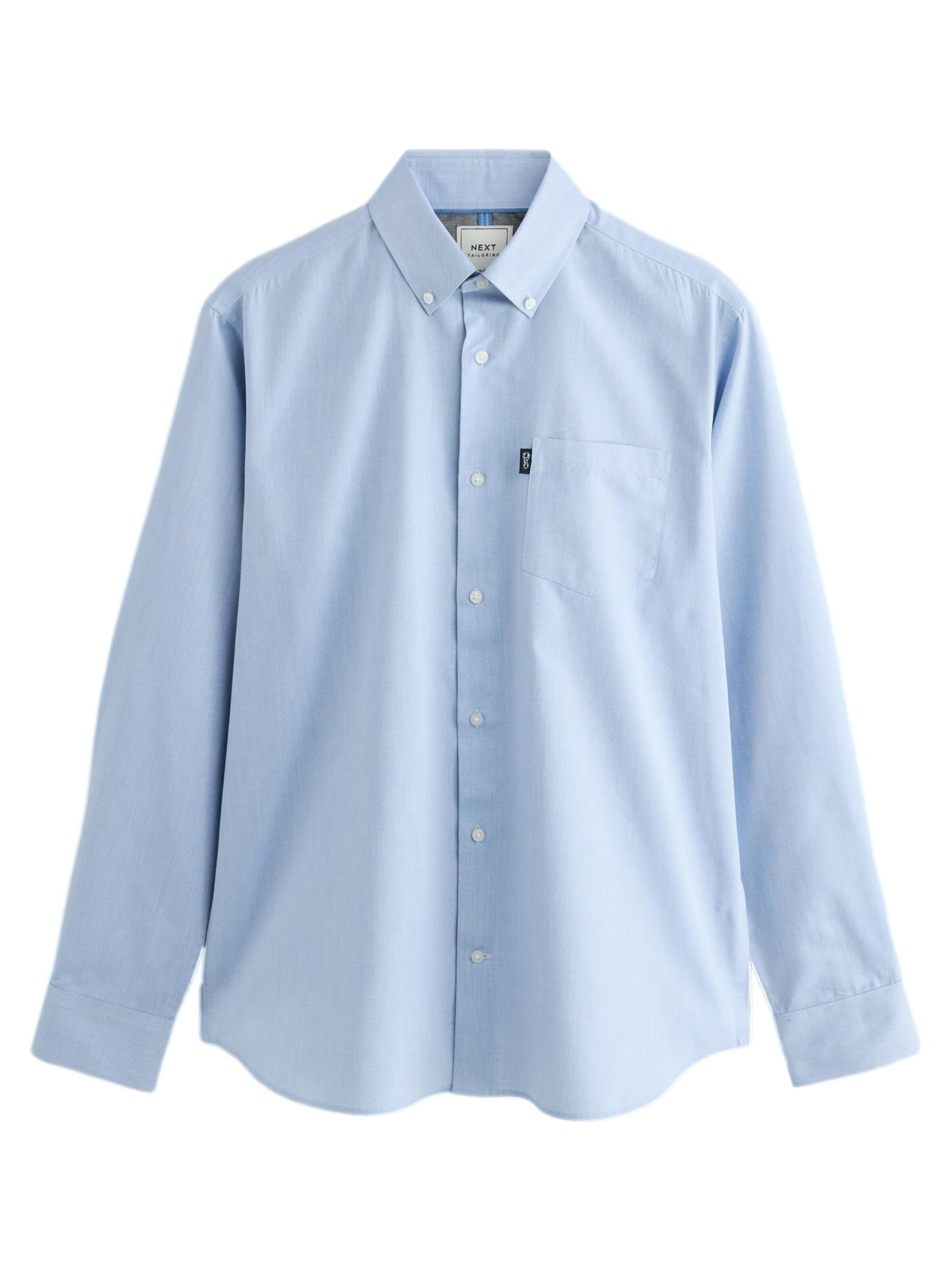 Next Regular fit Πουκάμισο για το γραφείο σε μπλε: μπροστά