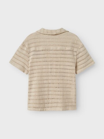 NAME IT Comfort Fit Skjorte i beige