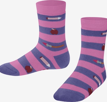 FALKE Socks 'School Supplies' in Red: front