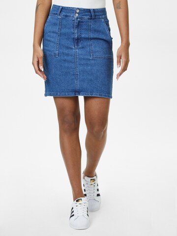 PIECES Skirt 'Lana' in Blue: front