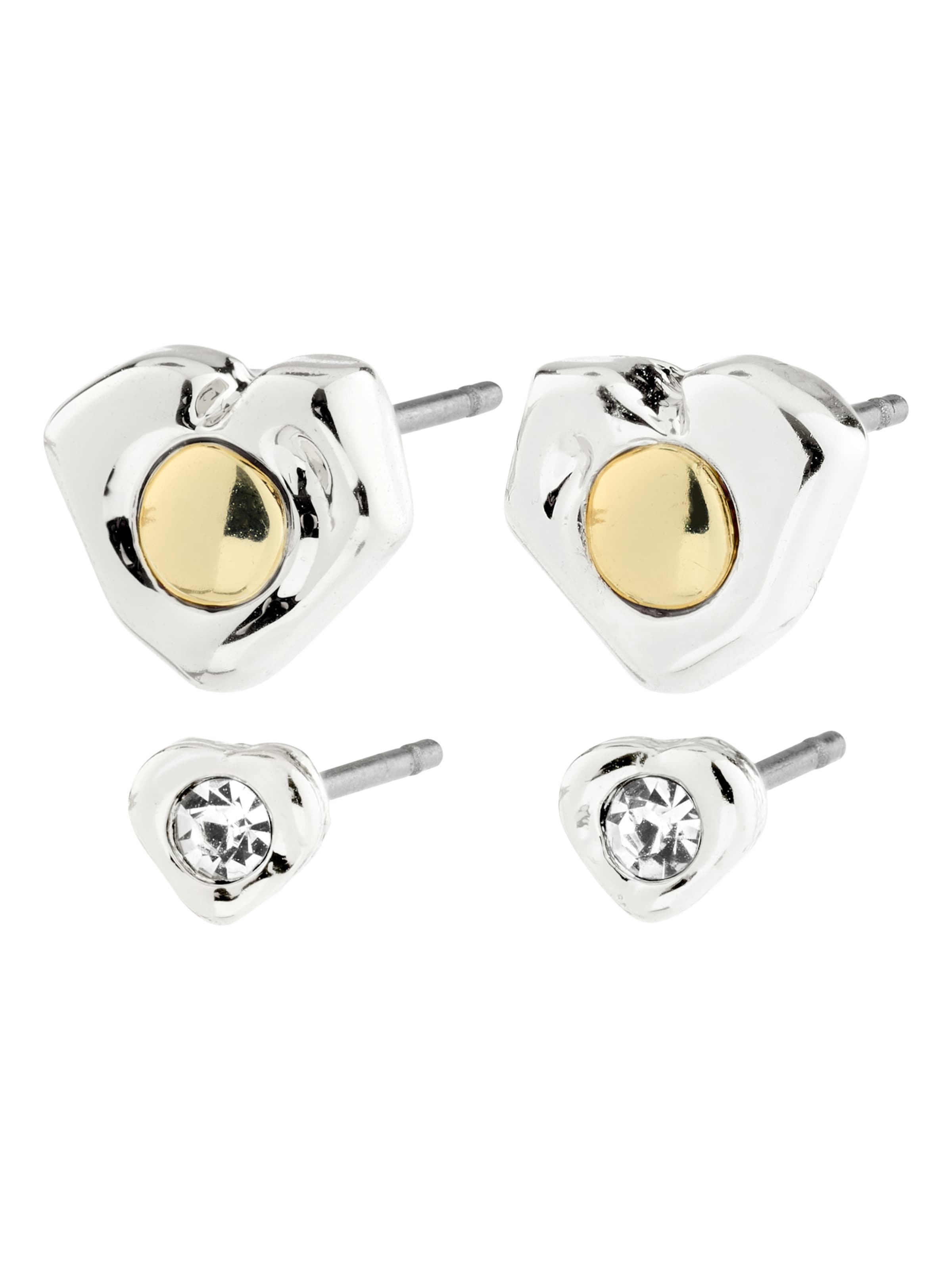 Orecchini ' Nova ' di Pilgrim in argento: frontale