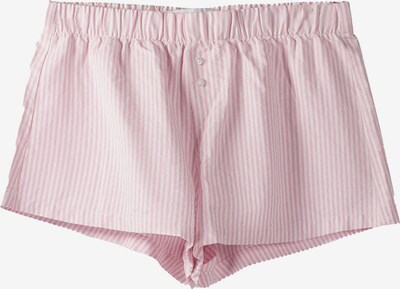 Bershka Pantalon en rose / blanc, Vue avec produit