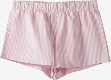 Bershka Regular Shorts in Pink: predná strana