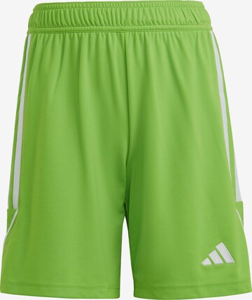 ADIDAS PERFORMANCE Regular Workout Pants 'Tiro 23 League' in Green: front