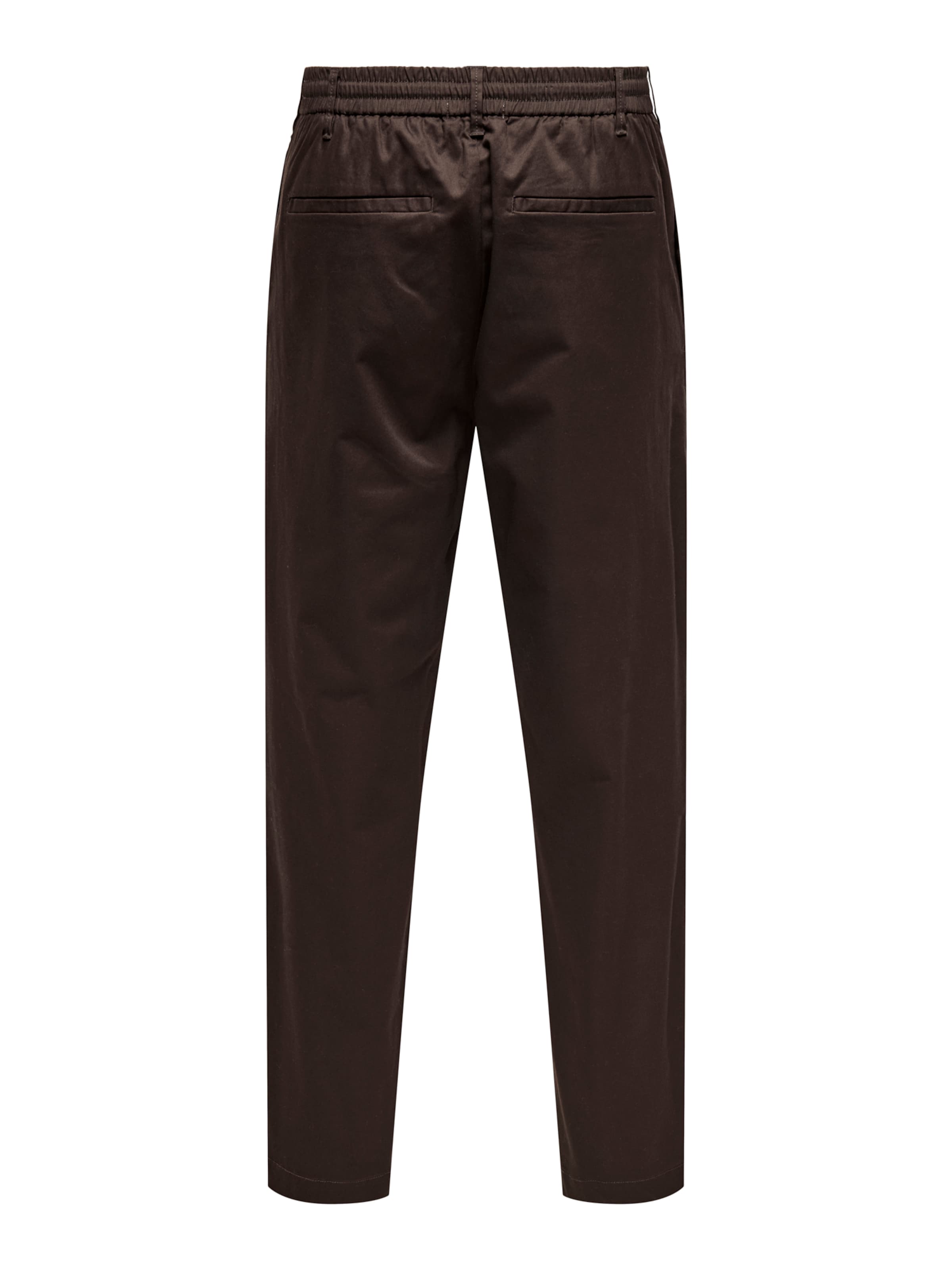 Only & Sons Loose fit Chino Pants 'ONSCOIL' in Brown