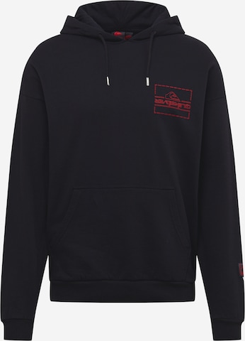QUIKSILVER Sport sweatshirt i svart: framsida