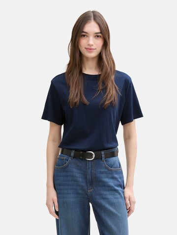 TOM TAILOR DENIM Shirt in Blauw: voorkant
