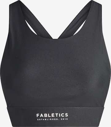 Fabletics Sport-BH 'NO-BOUNCE HIGH IMPACT SPORTS BRA' in Schwarz: Vorderseite