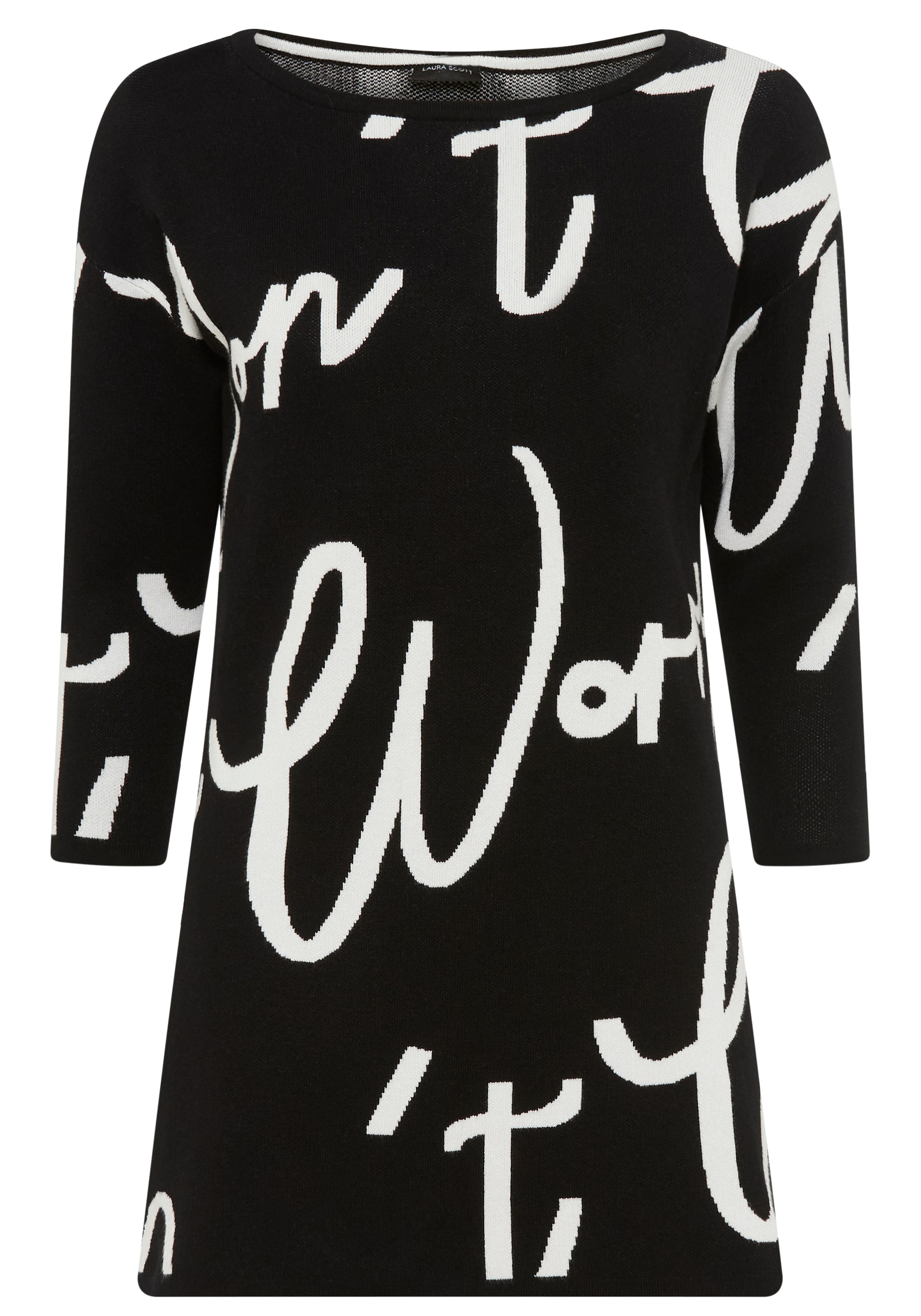 LAURA SCOTT Sweater in Black: front