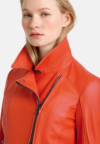 Werner Christ Lederjacke 'Carina' in Orange