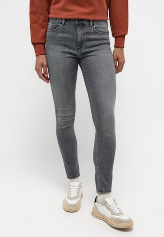 MUSTANG Skinny Jeans 'Shelby' in Grijs: voorkant