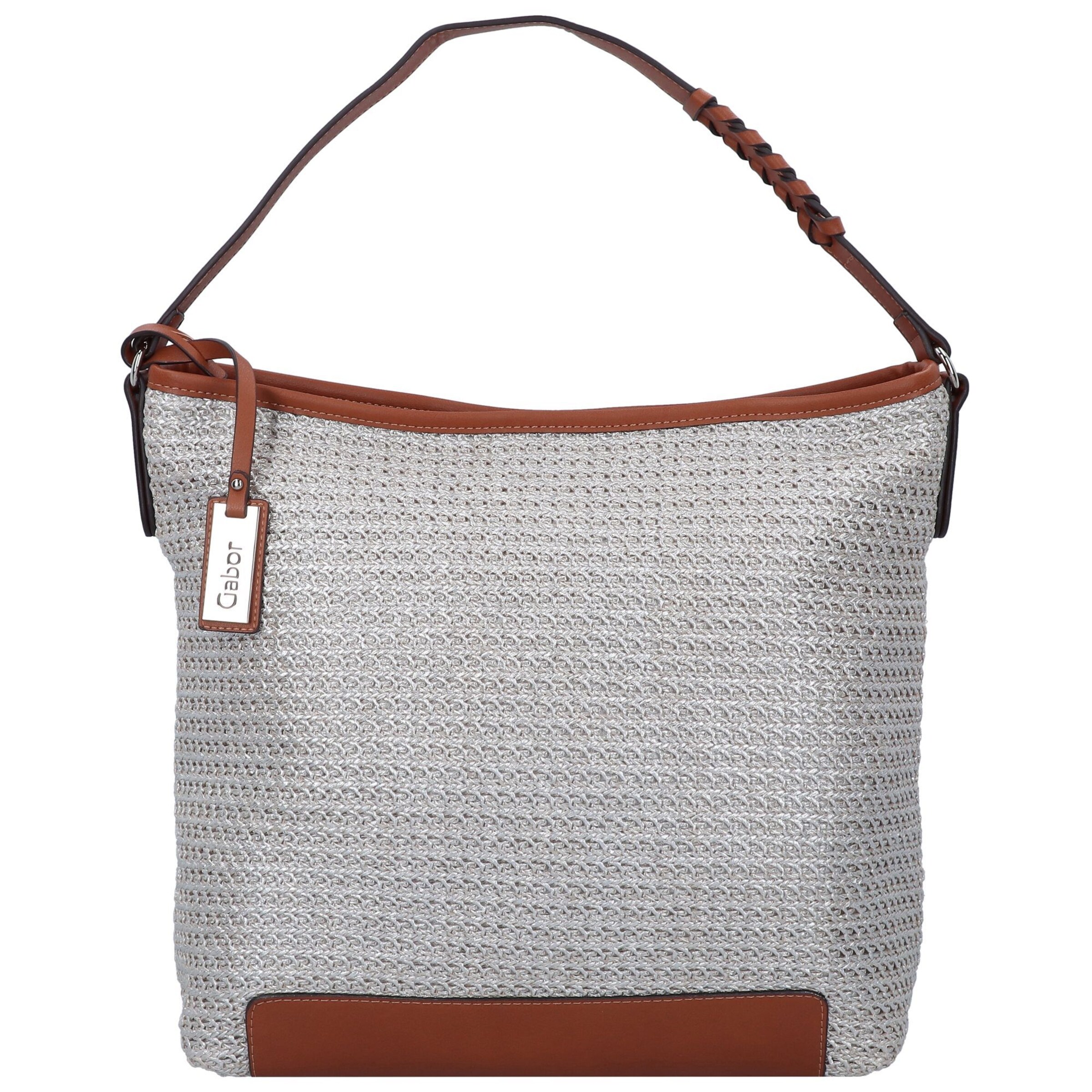 Borsa a spalla 'Ana' di GABOR in argento: frontale