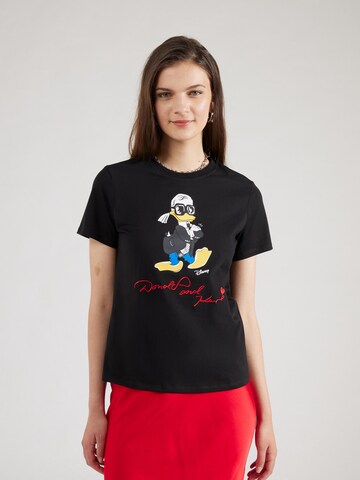 Karl Lagerfeld Футболка 'Disney x KL' в Черный: спереди