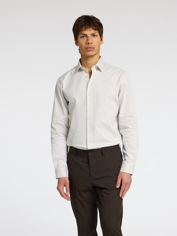 SELECTED HOMME - Ajuste regular Camisa en beige: frente