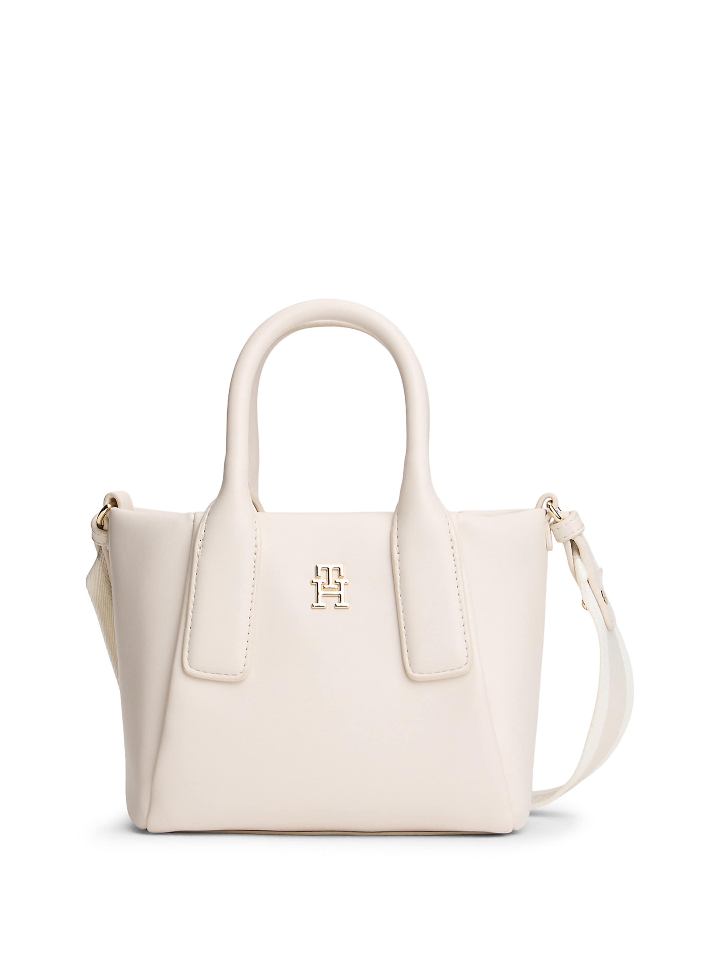 TOMMY HILFIGER Handtasche 'Essential' in Beige: Vorderseite