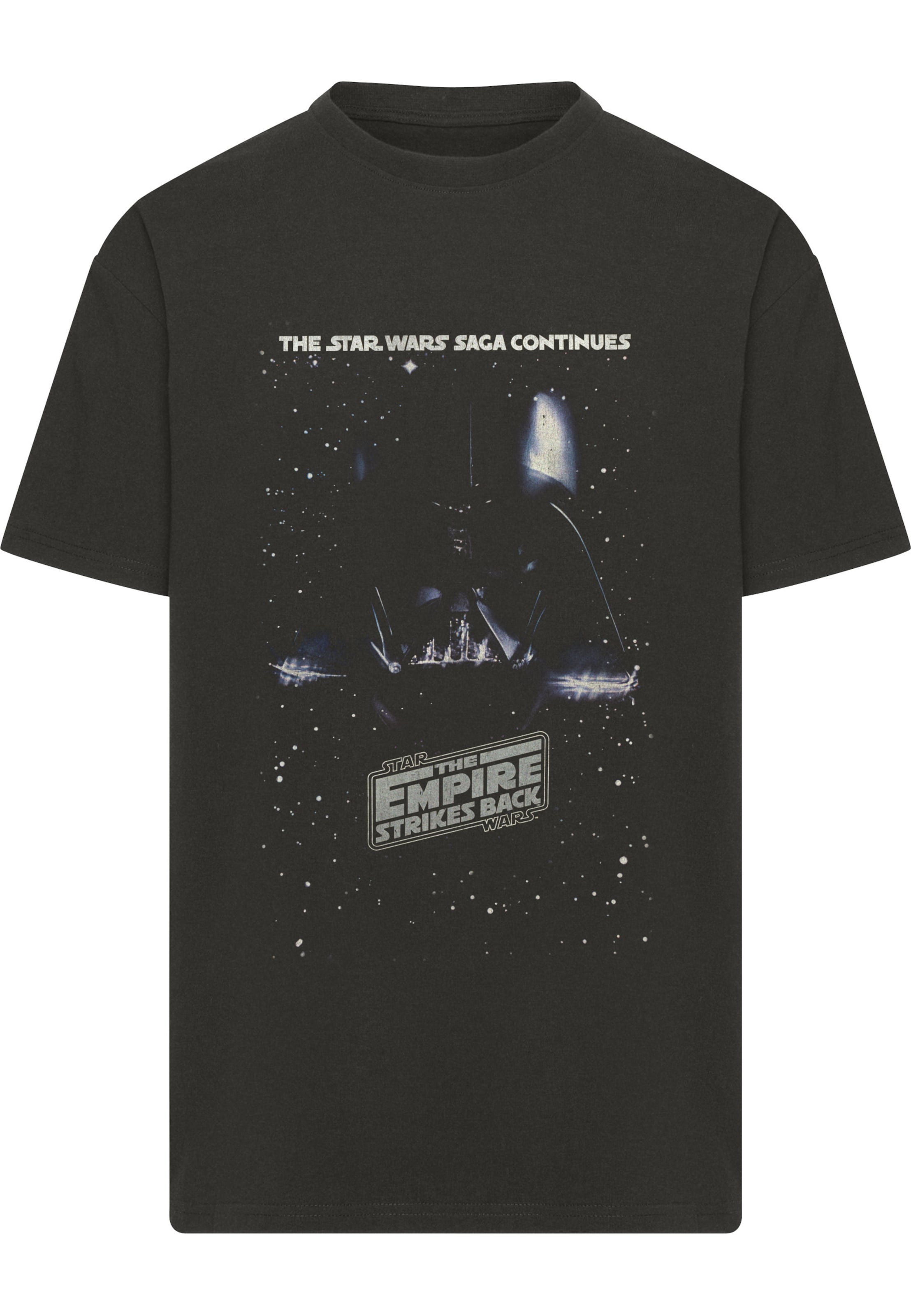 Merchcode T-Shirt 'Star Wars Episode V' in Schwarz: Vorderseite