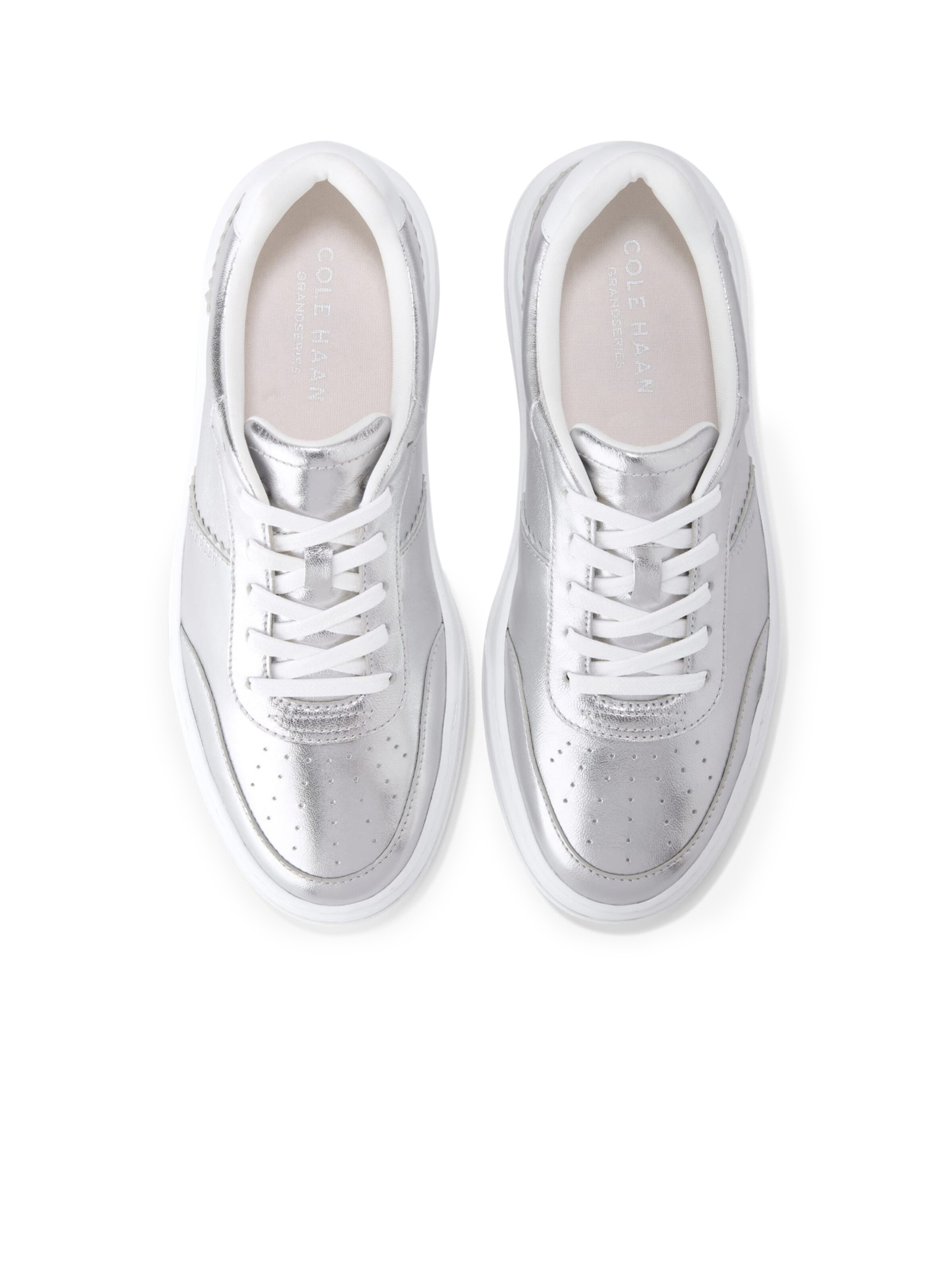 Cole Haan Platform trainers in Silver