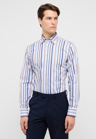 ETERNA Slim Fit Hemd in Blau: Vorderseite
