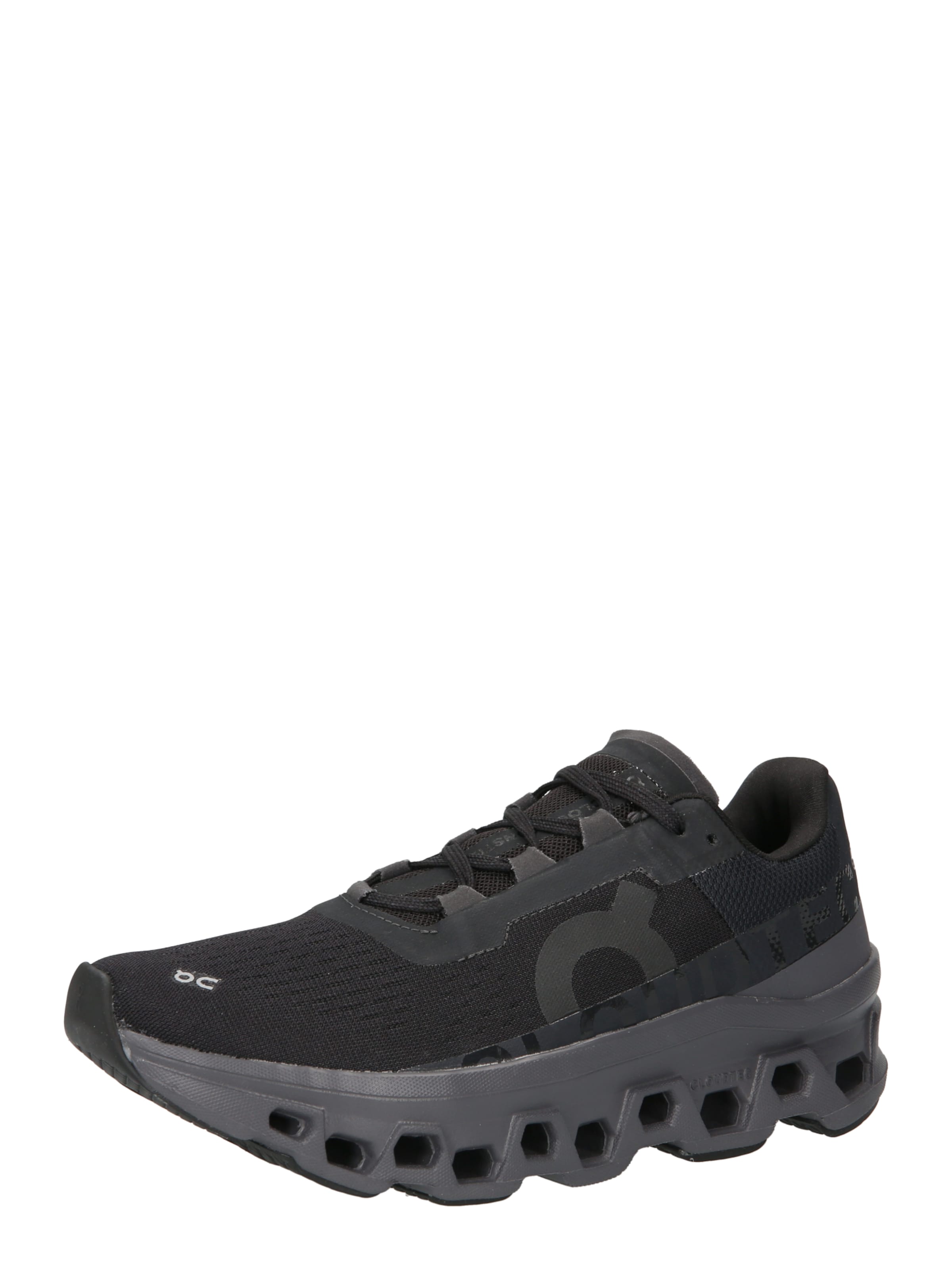 On Running Shoes &#x27;Cloudmonster&#x27; in Black: front