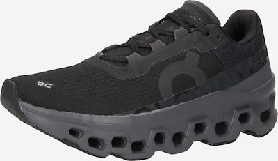 On Chaussure de course 'Cloudmonster' en anthracite / noir / blanc, Vue avec produit