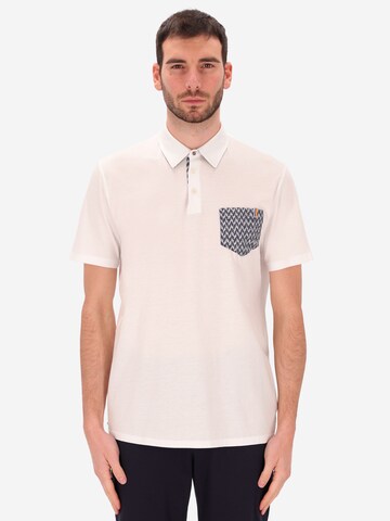 T-Shirt Distretto12 en blanc : devant