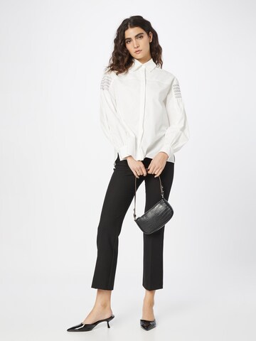 Regular Pantalon à plis 'ORTENSIA' MAX&Co. en noir