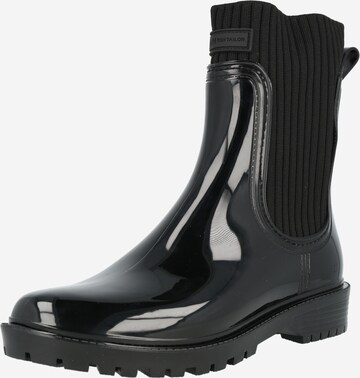 Bottes en caoutchouc TOM TAILOR en noir